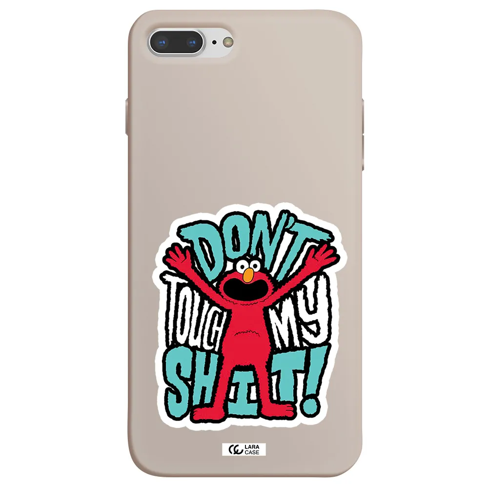 a cartoon character with arms up Apple iPhone 8 plus Silicone Stone Case