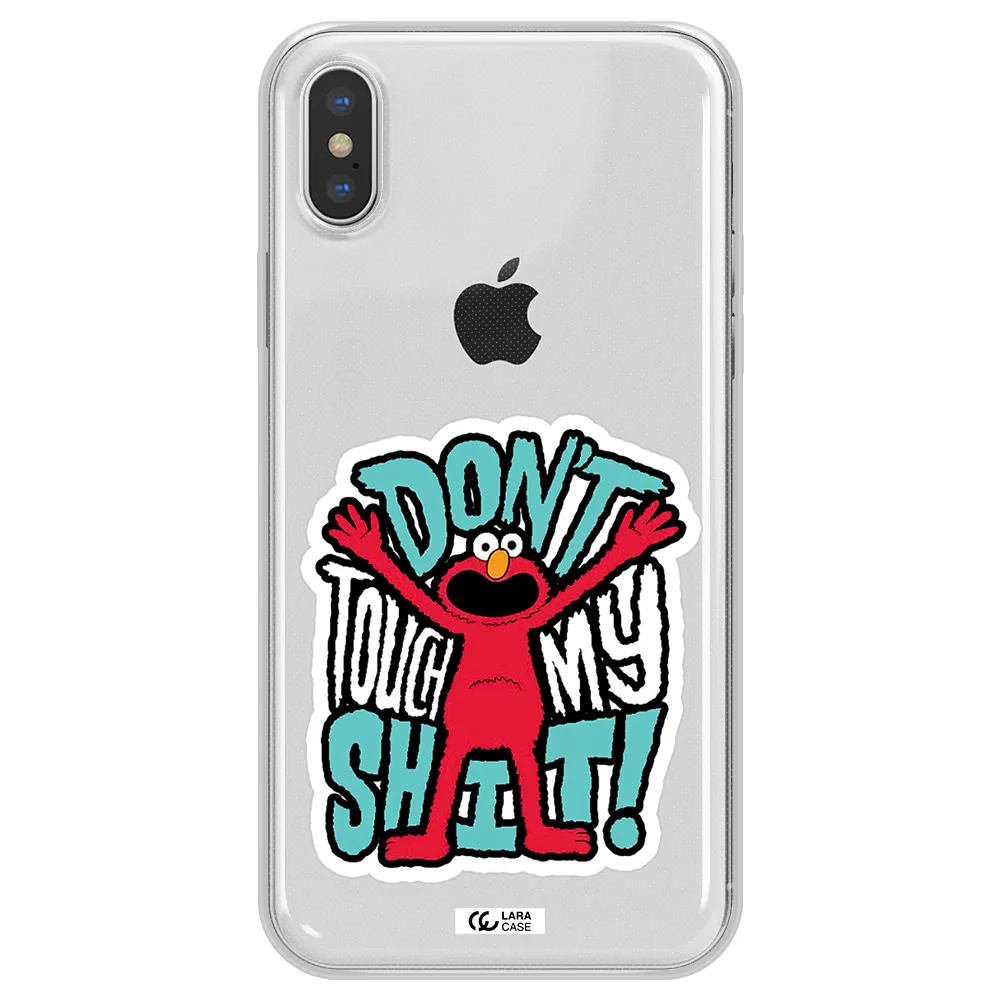 A Cartoon Character With Arms Up Apple Iphone X Clear Tpu Case