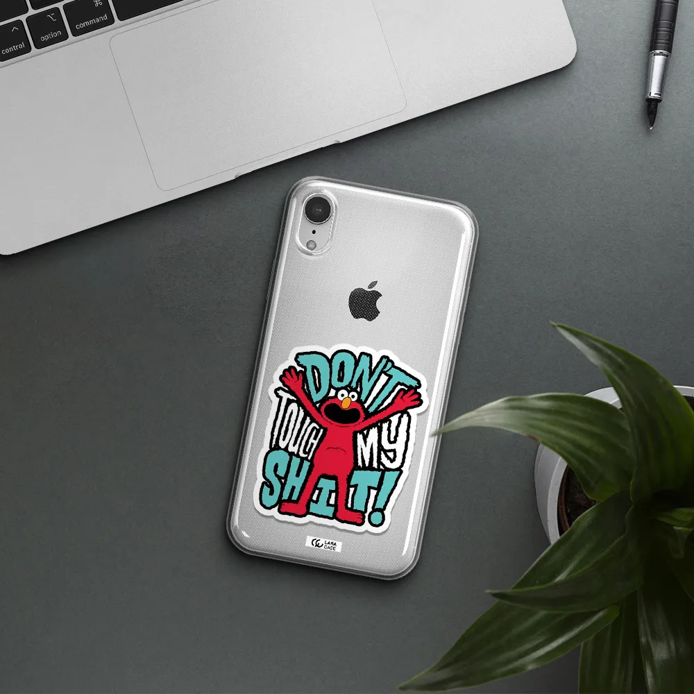 A Cartoon Character With Arms Up Apple Iphone Xr Clear Tpu Case
