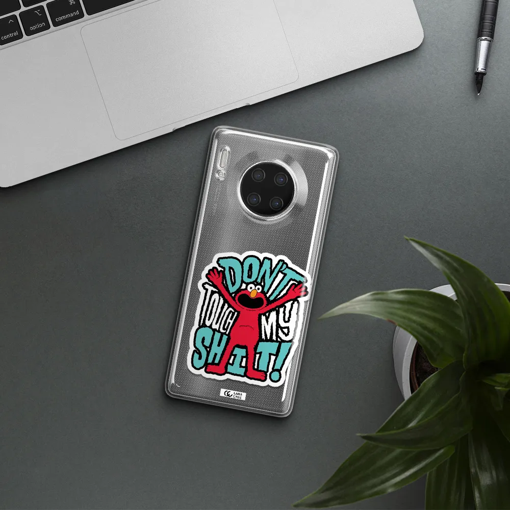 A Cartoon Character With Arms Up Huawei Mate 30 Pro Clear Tpu Case