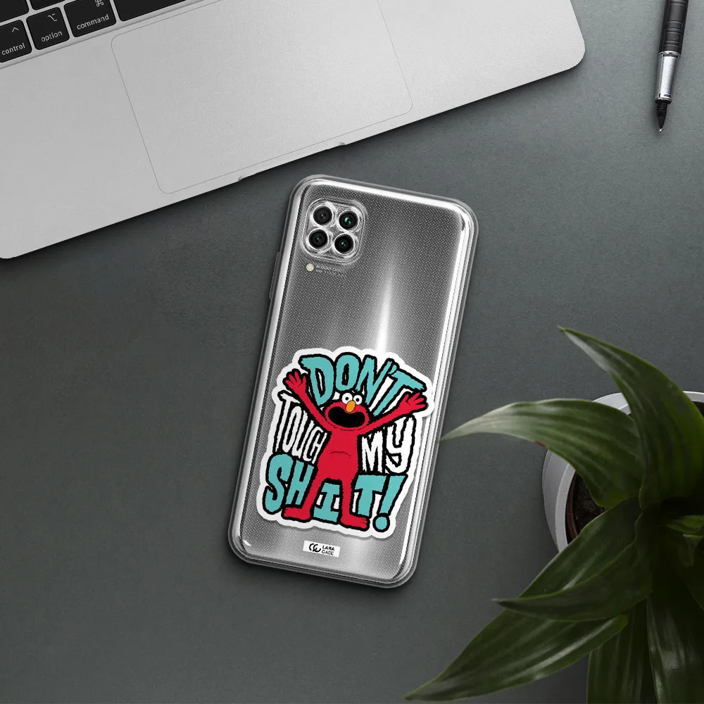 A Cartoon Character With Arms Up Huawei Nova 7I Clear Tpu Case