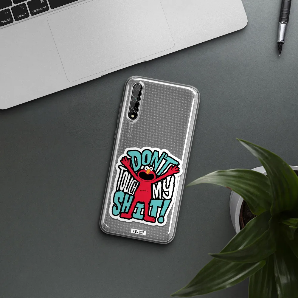 A Cartoon Character With Arms Up Huawei P Smart S Clear Tpu Case