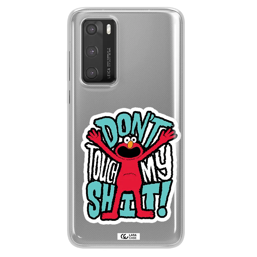 A Cartoon Character With Arms Up Huawei P40 Clear Tpu Case