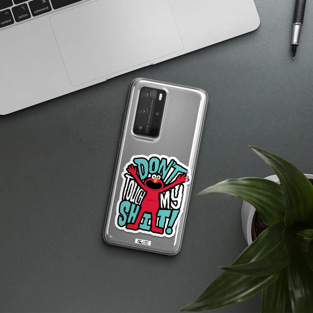A Cartoon Character With Arms Up Huawei P40 Pro Clear Tpu Case