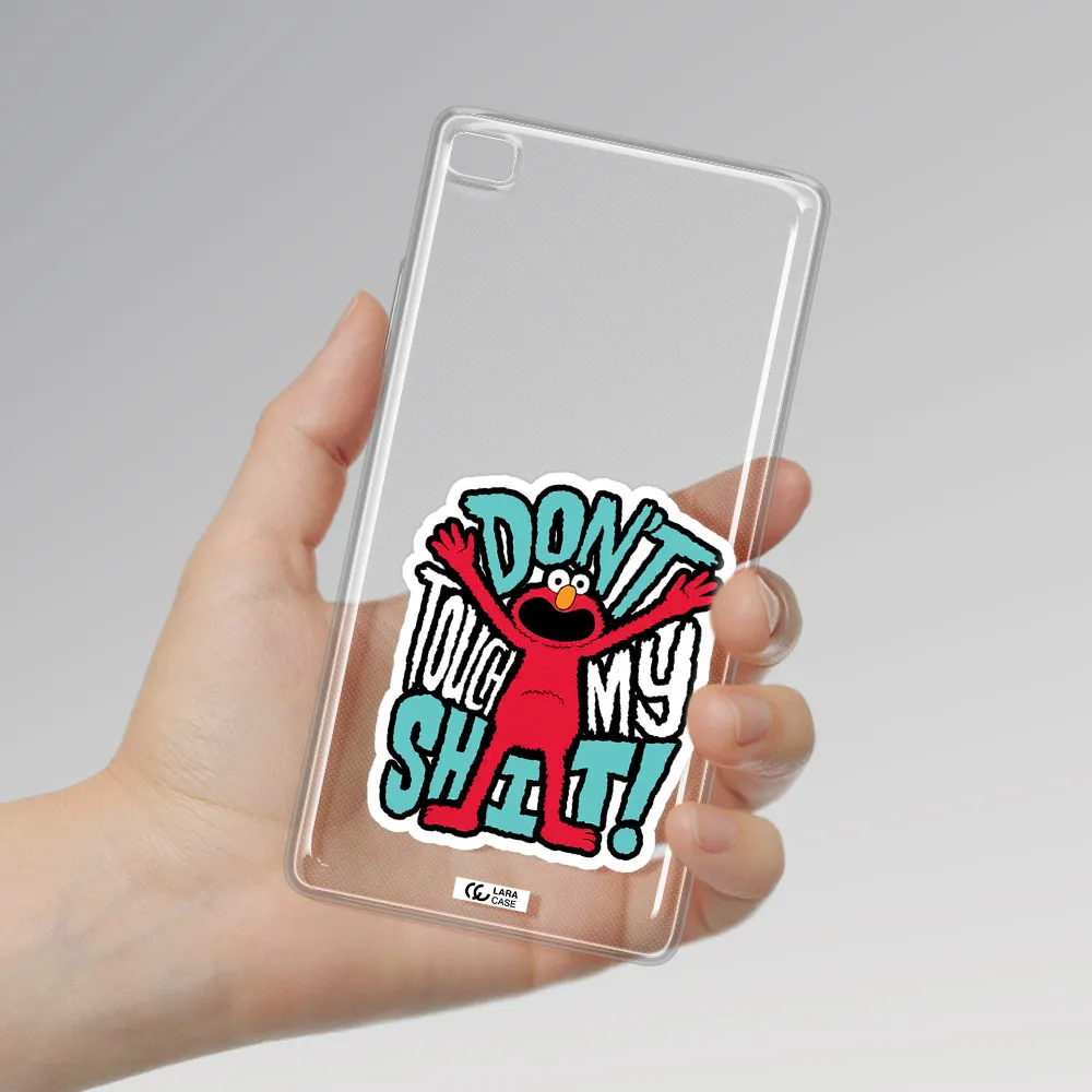 A Cartoon Character With Arms Up Huawei P8 Clear Tpu Case