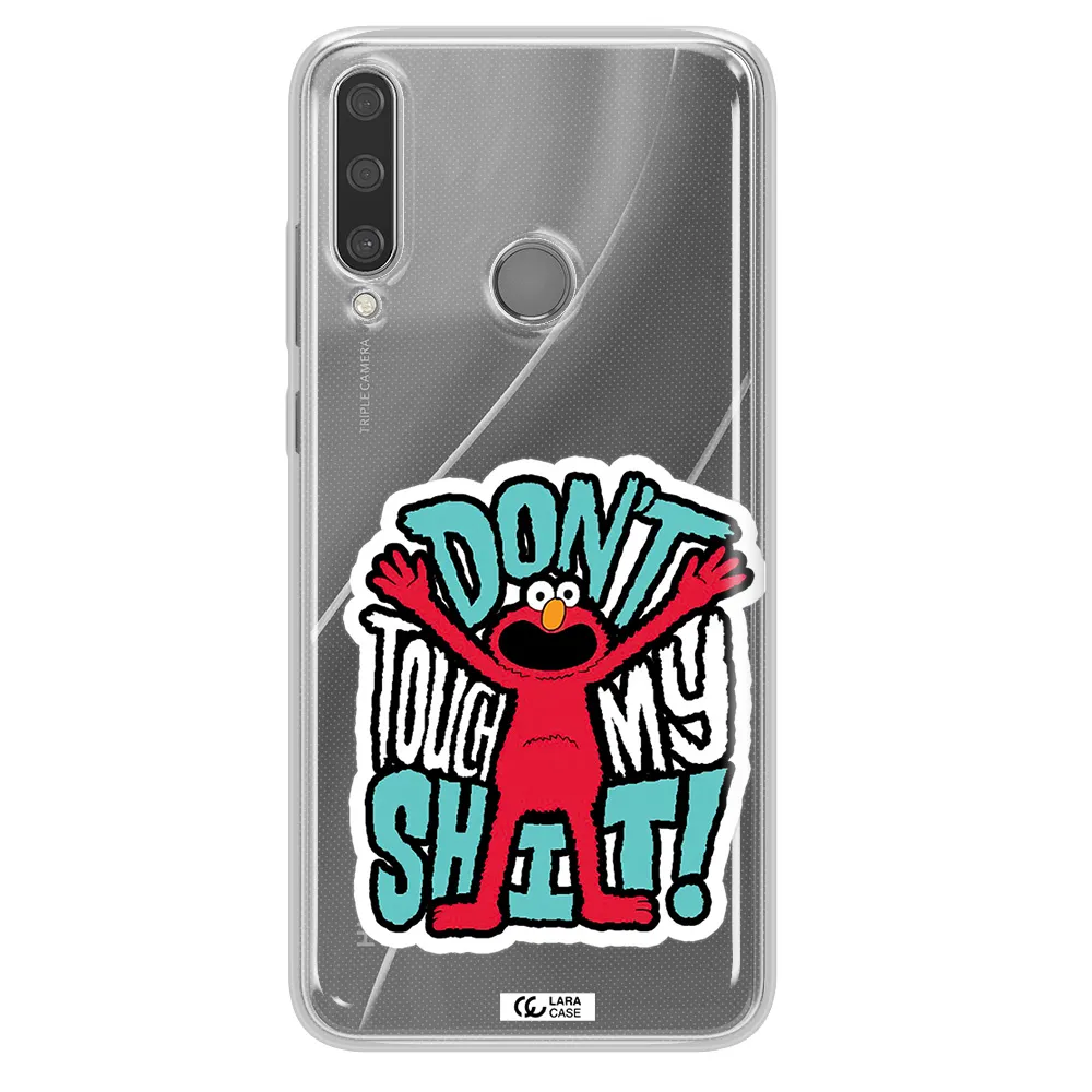 A Cartoon Character With Arms Up Huawei Y6P Clear Tpu Case