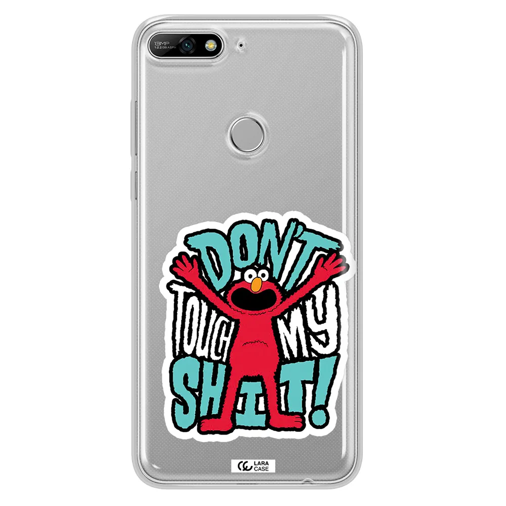 A Cartoon Character With Arms Up Huawei Y7 2018 Clear Tpu Case