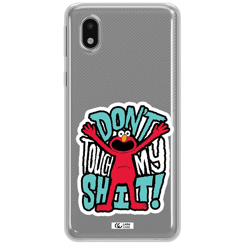 A Cartoon Character With Arms Up Samsung A01 Core Clear Tpu Case