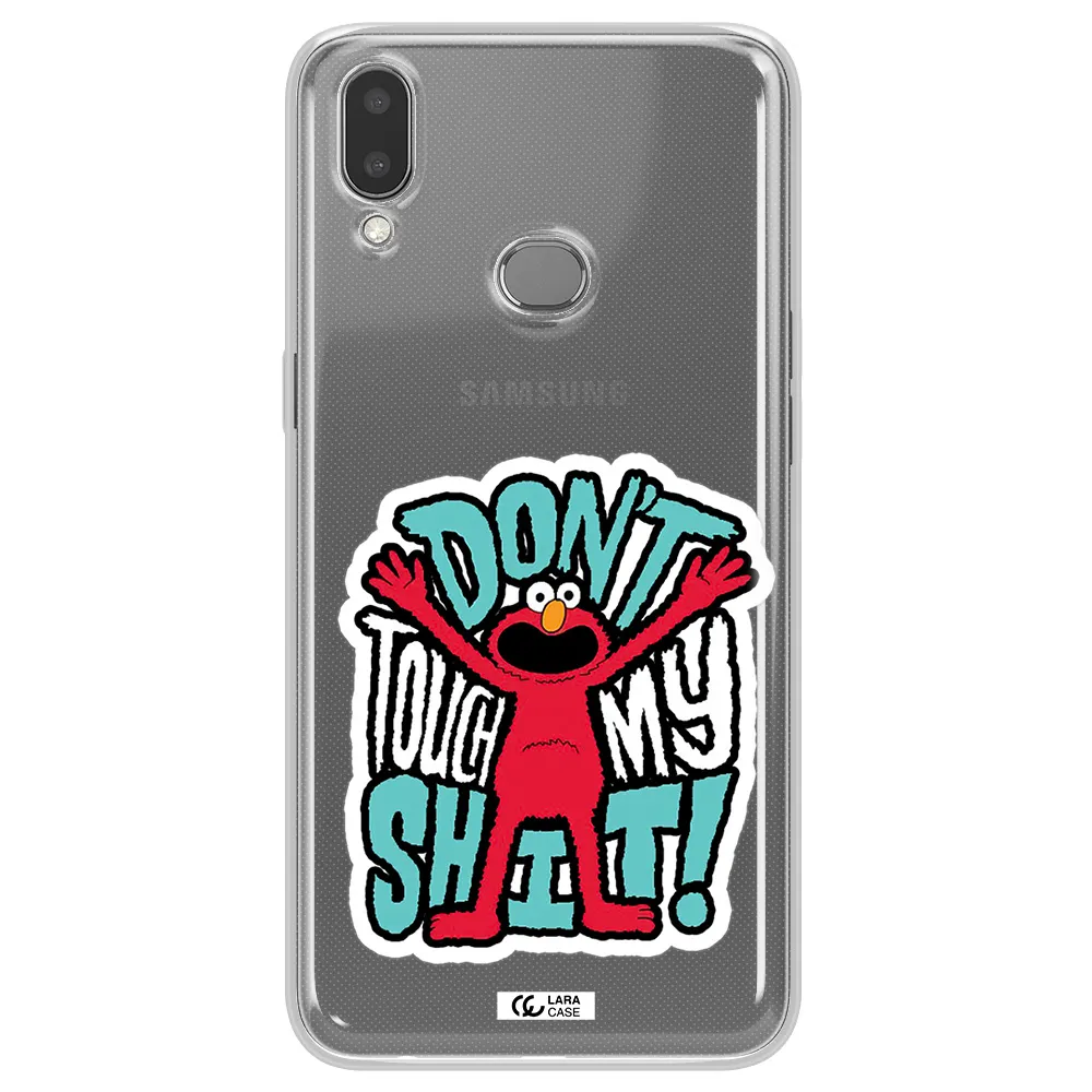 A Cartoon Character With Arms Up Samsung A10S Clear Tpu Case