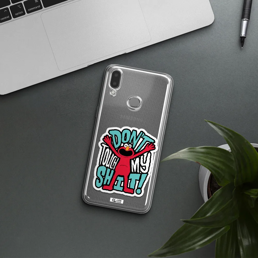 A Cartoon Character With Arms Up Samsung A10S Clear Tpu Case