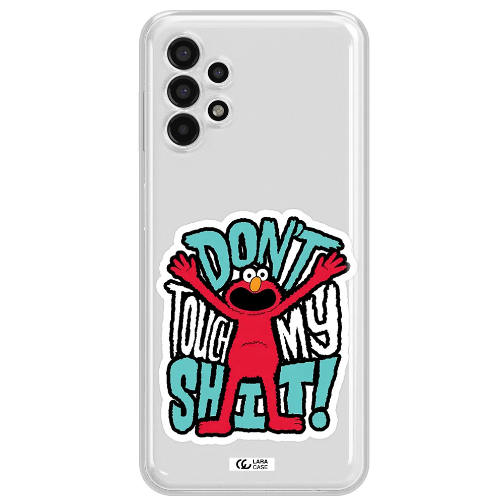 A Cartoon Character With Arms Up Samsung A13 4G Clear Tpu Case