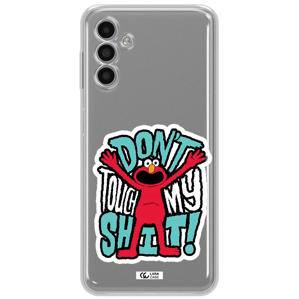 A Cartoon Character With Arms Up Samsung A13 5G Clear Tpu Case