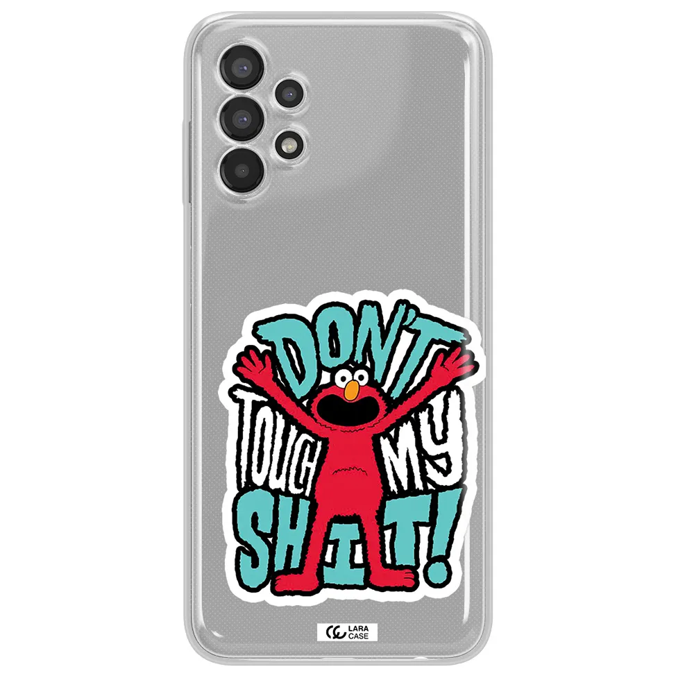 A Cartoon Character With Arms Up Samsung A13 Clear Tpu Case