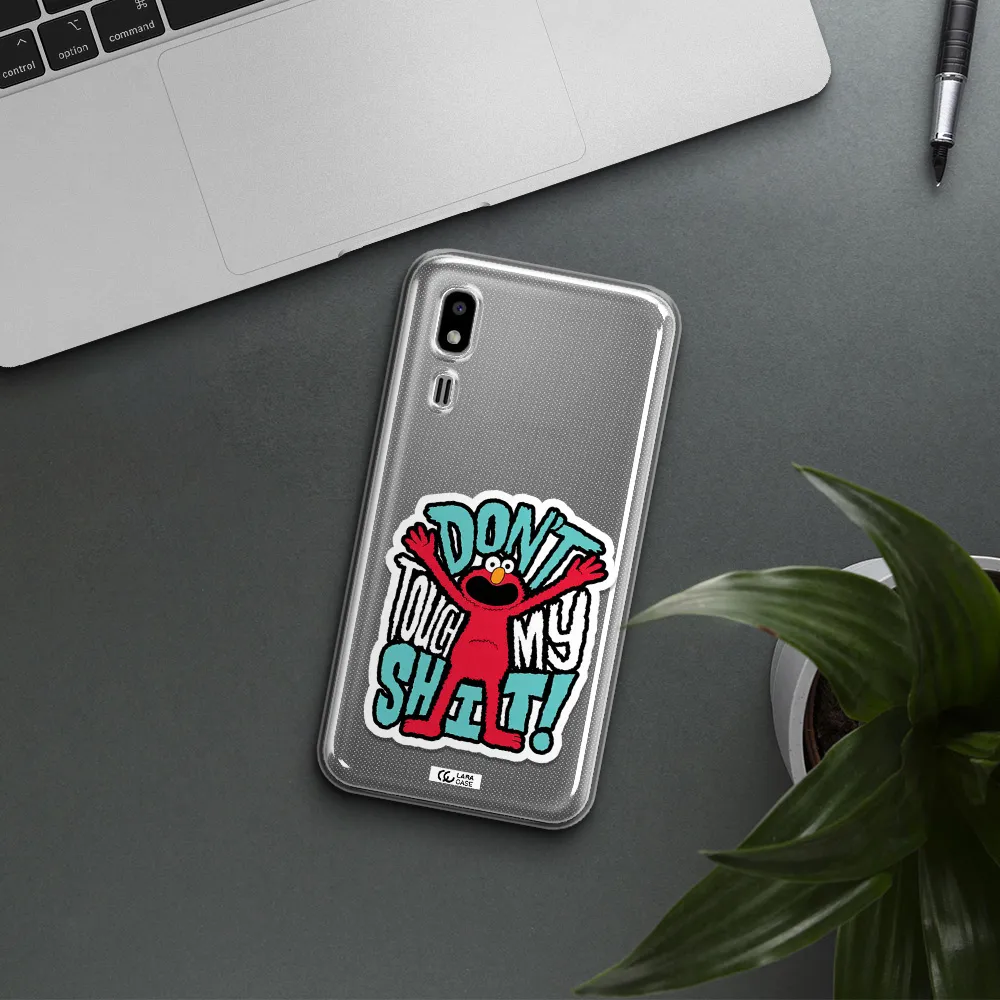 A Cartoon Character With Arms Up Samsung A2 Core Clear Tpu Case
