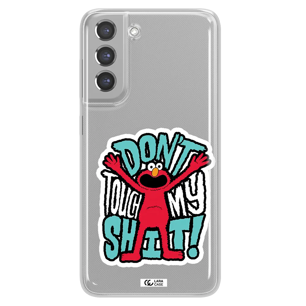 A Cartoon Character With Arms Up Samsung A21 Fe Clear Tpu Case