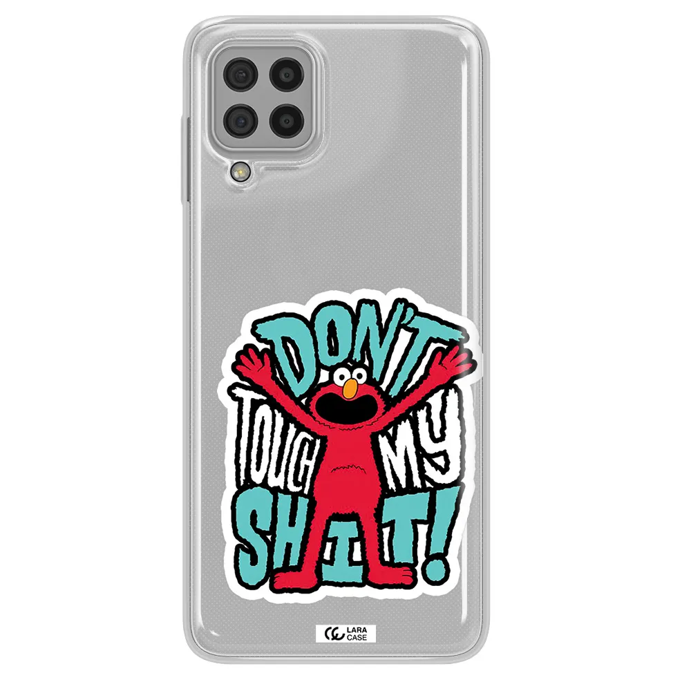 A Cartoon Character With Arms Up Samsung A22 4G Clear Tpu Case