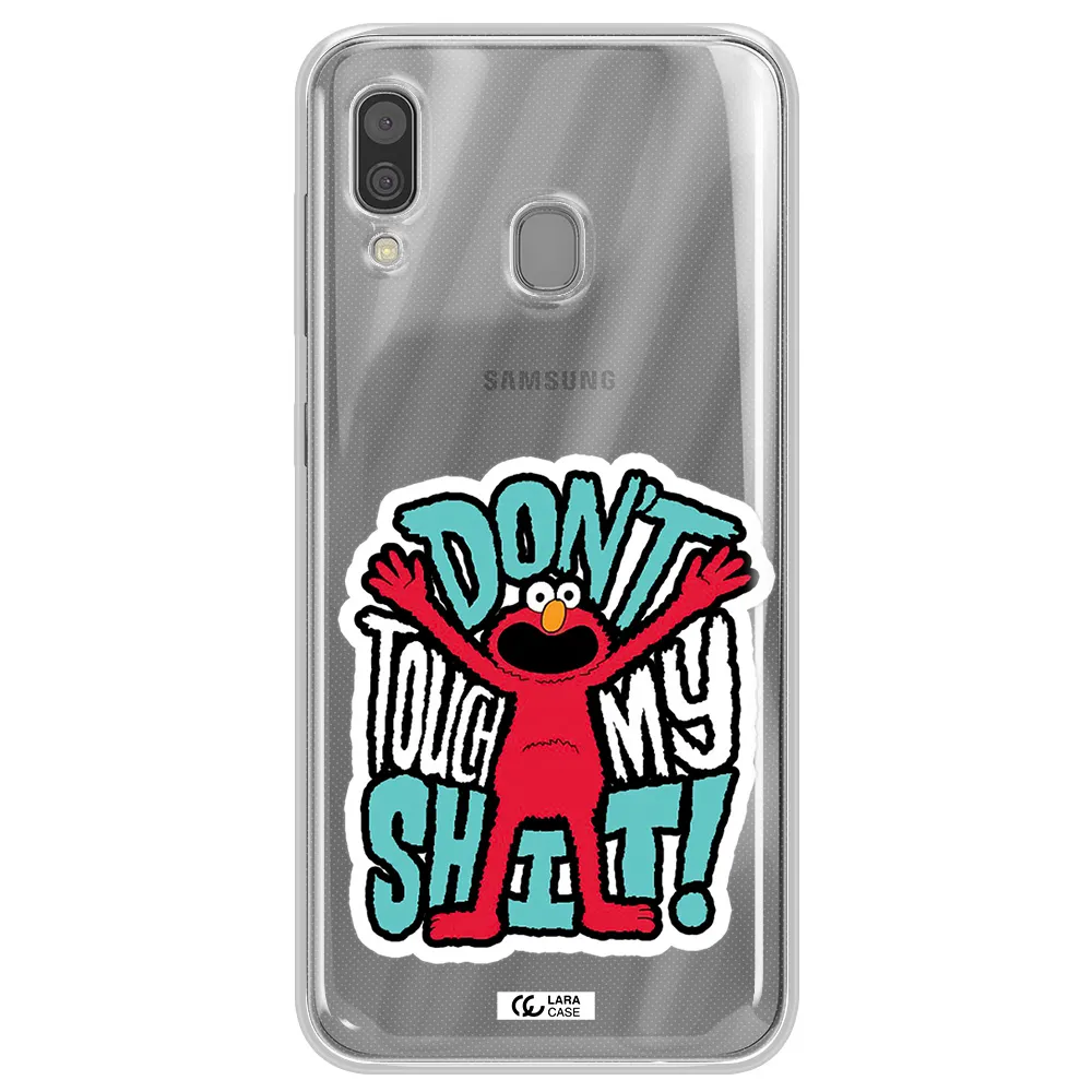 A Cartoon Character With Arms Up Samsung A30 Clear Tpu Case