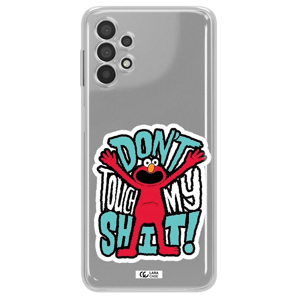 A Cartoon Character With Arms Up Samsung A32 Clear Tpu Case