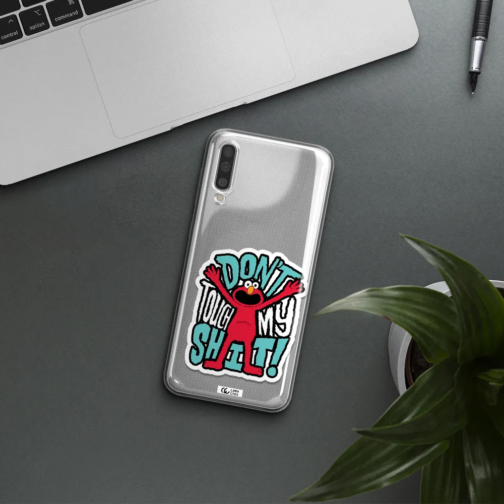 A Cartoon Character With Arms Up Samsung A50 Clear Tpu Case
