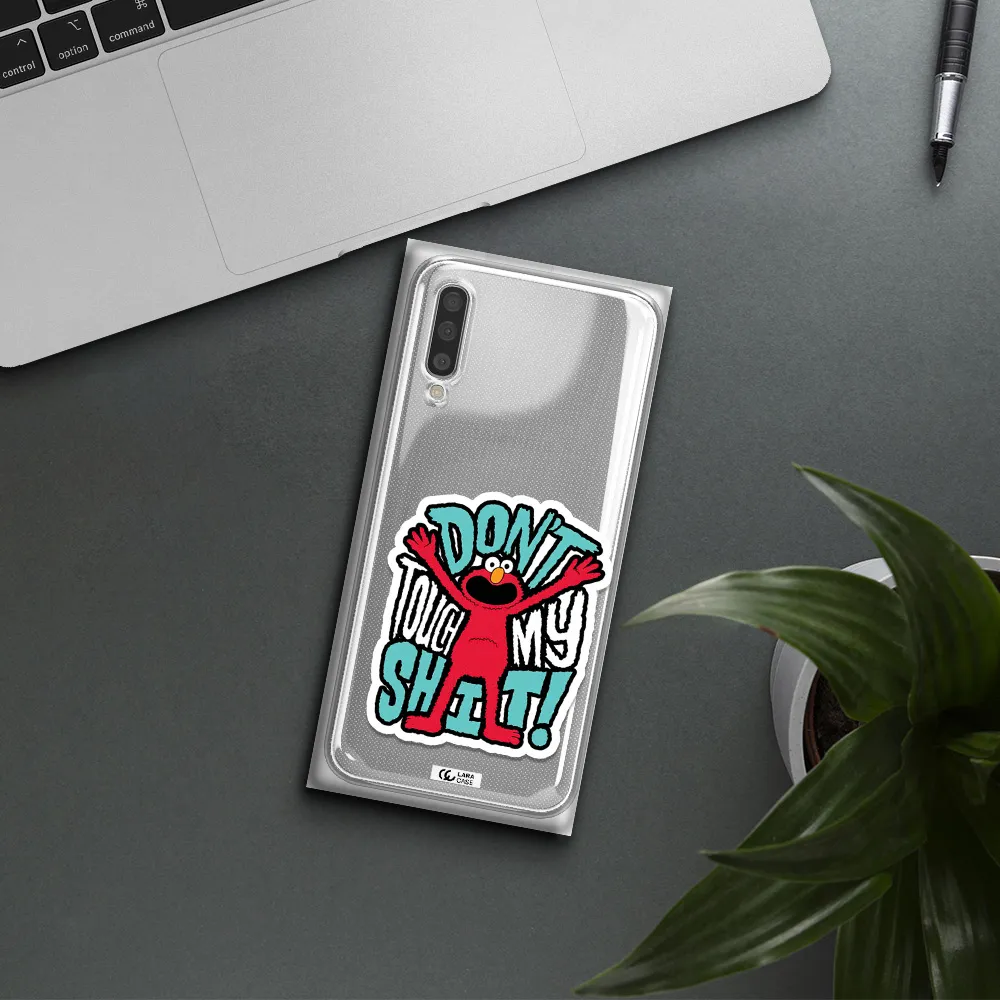 A Cartoon Character With Arms Up Samsung A50S Clear Tpu Case