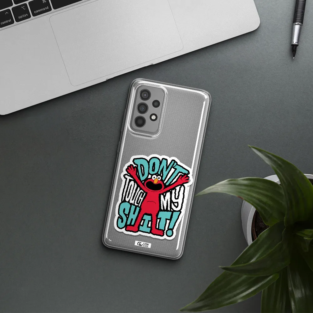 A Cartoon Character With Arms Up Samsung A52 Clear Tpu Case