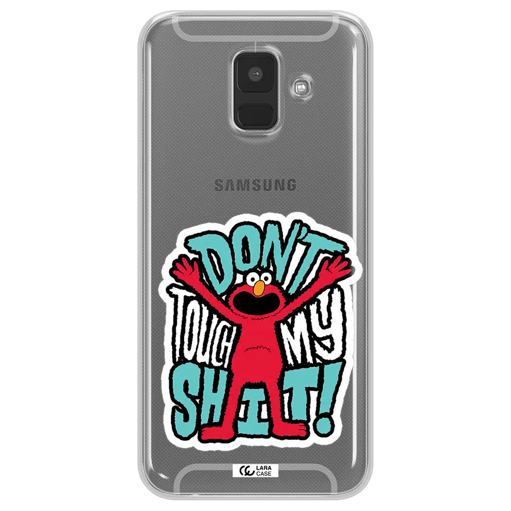 A Cartoon Character With Arms Up Samsung A6 Clear Tpu Case