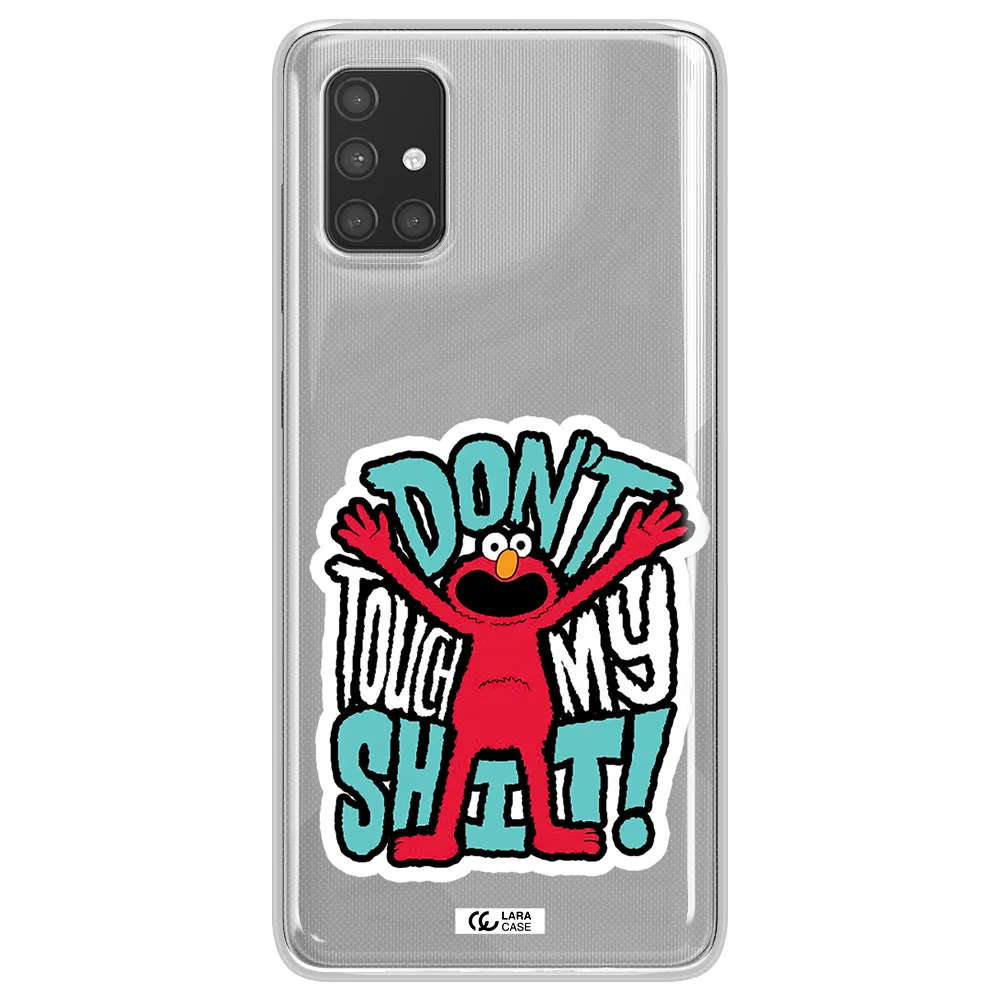 A Cartoon Character With Arms Up Samsung A71 Clear Tpu Case