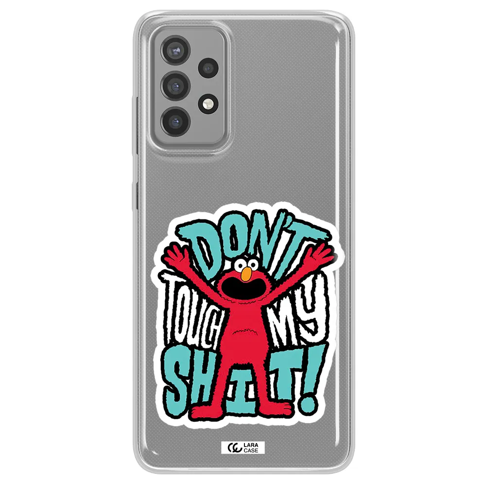 A Cartoon Character With Arms Up Samsung A72 Clear Tpu Case