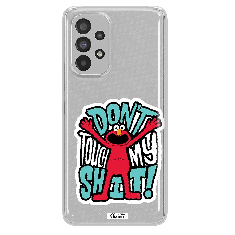 A Cartoon Character With Arms Up Samsung A73 Clear Tpu Case
