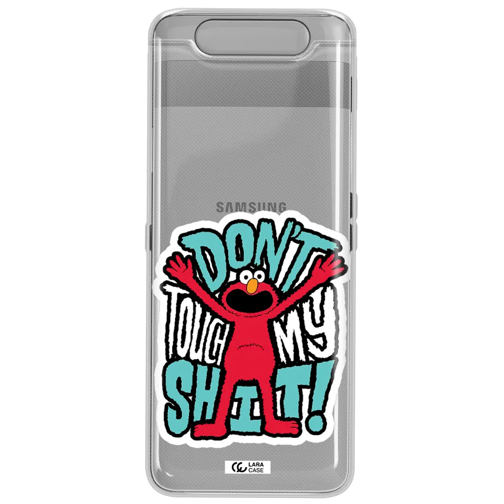 A Cartoon Character With Arms Up Samsung A80 Clear Tpu Case