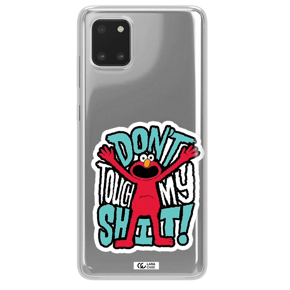 A Cartoon Character With Arms Up Samsung A81 Clear Tpu Case
