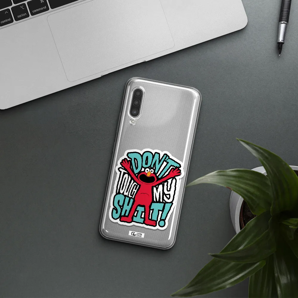A Cartoon Character With Arms Up Samsung A90 Clear Tpu Case