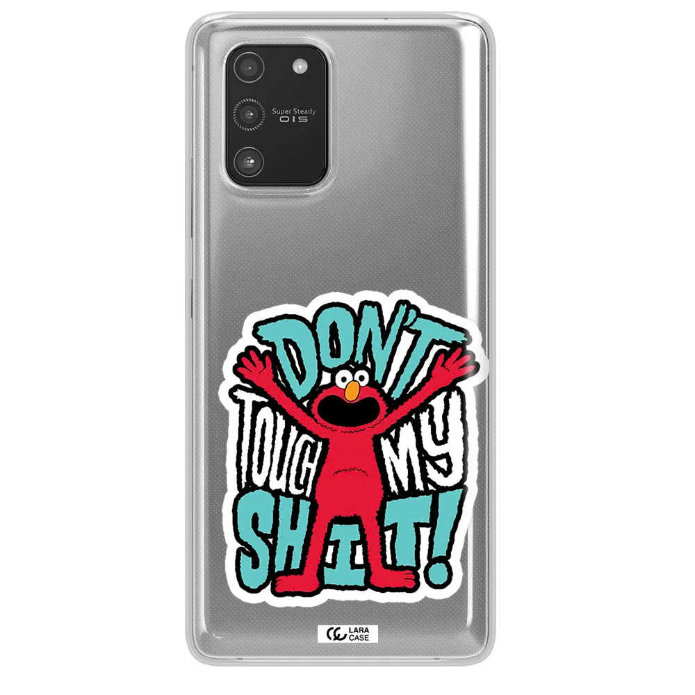 A Cartoon Character With Arms Up Samsung A91 Clear Tpu Case
