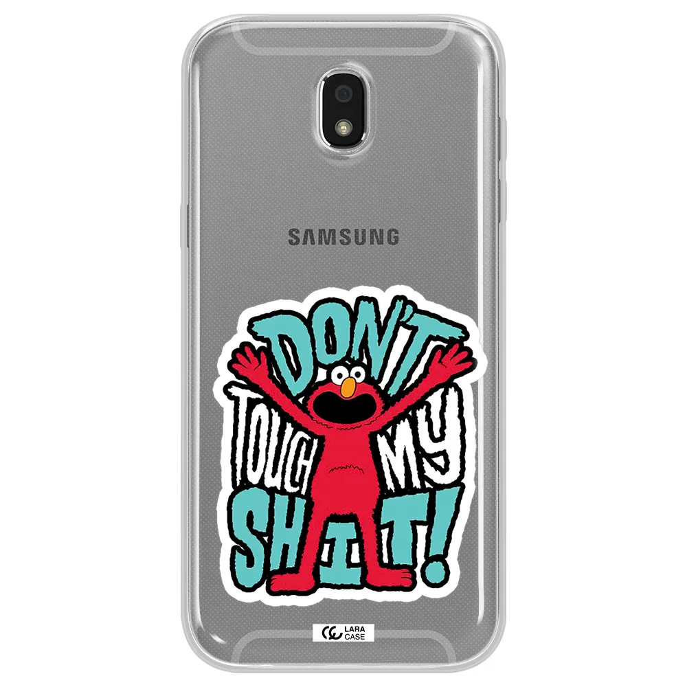 A Cartoon Character With Arms Up Samsung J5 2017 Clear Tpu Case