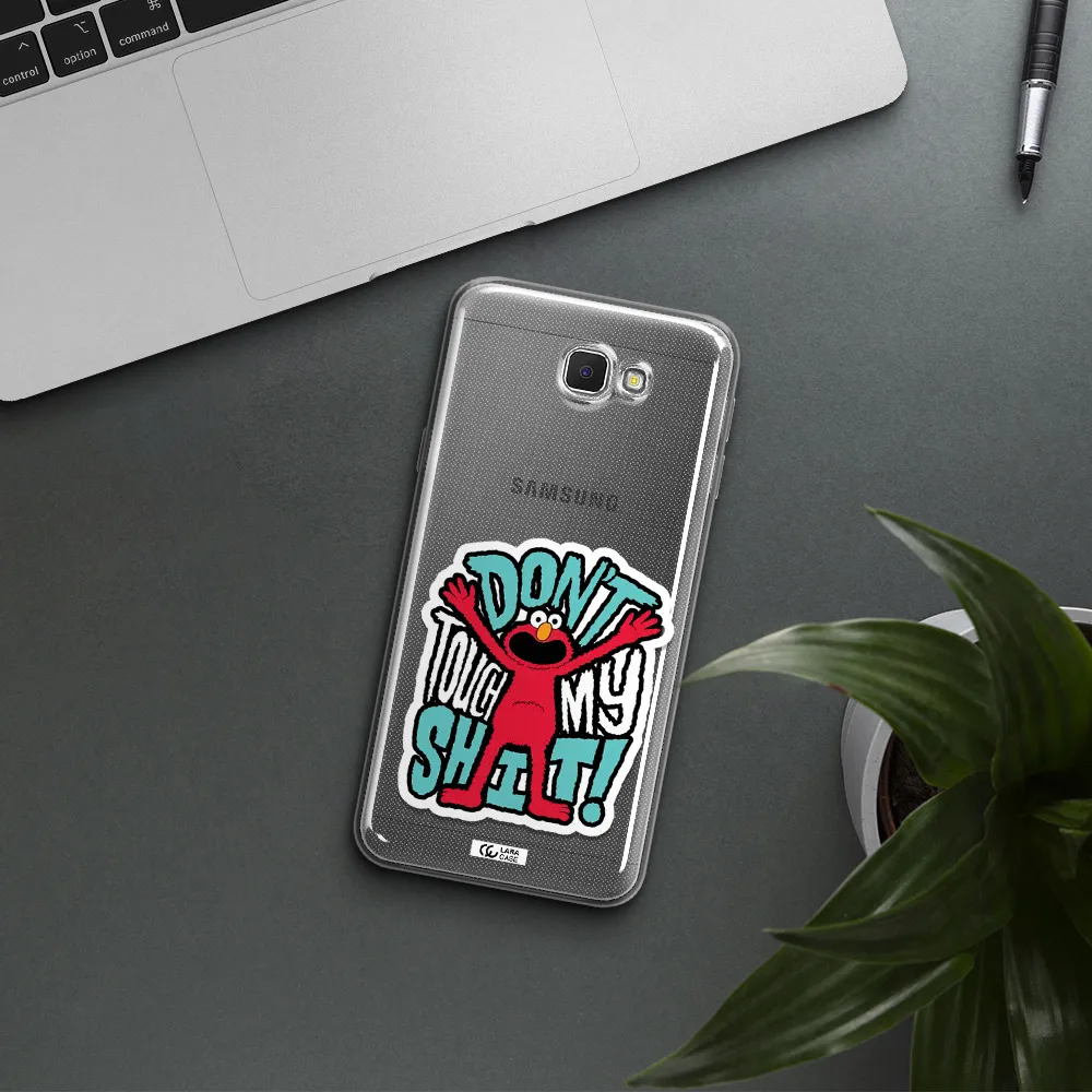 A Cartoon Character With Arms Up Samsung J5 Prime Clear Tpu Case