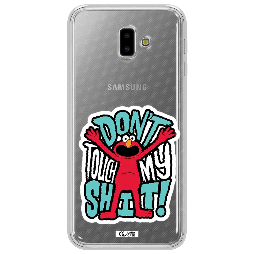 A Cartoon Character With Arms Up Samsung J6 Plus Clear Tpu Case
