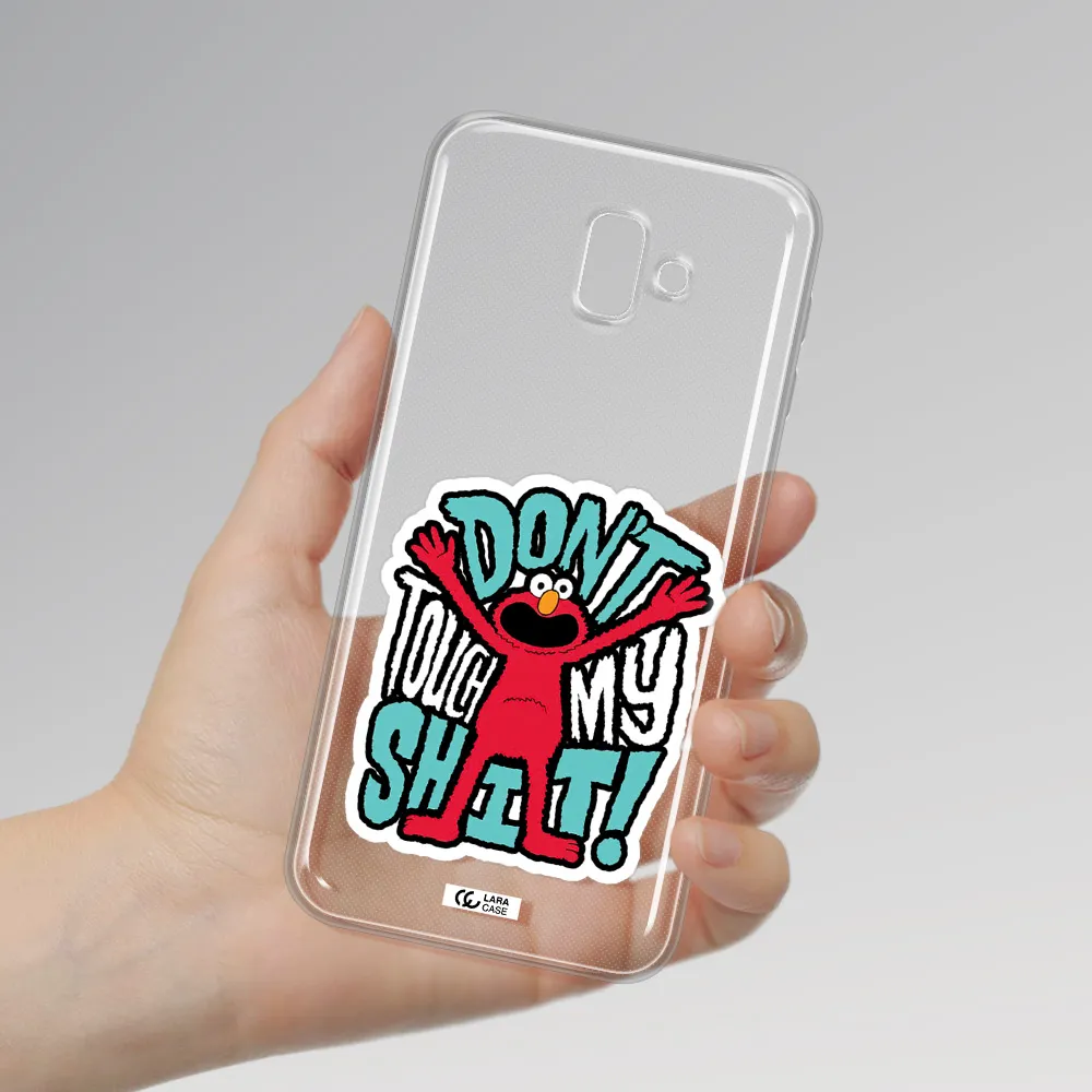 A Cartoon Character With Arms Up Samsung J6 Plus Clear Tpu Case