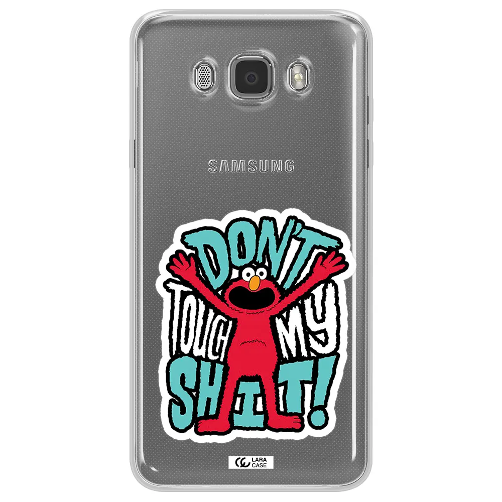 A Cartoon Character With Arms Up Samsung J7 2016 Clear Tpu Case