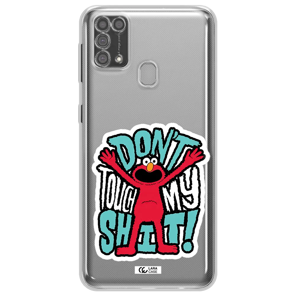 A Cartoon Character With Arms Up Samsung M31 Clear Tpu Case