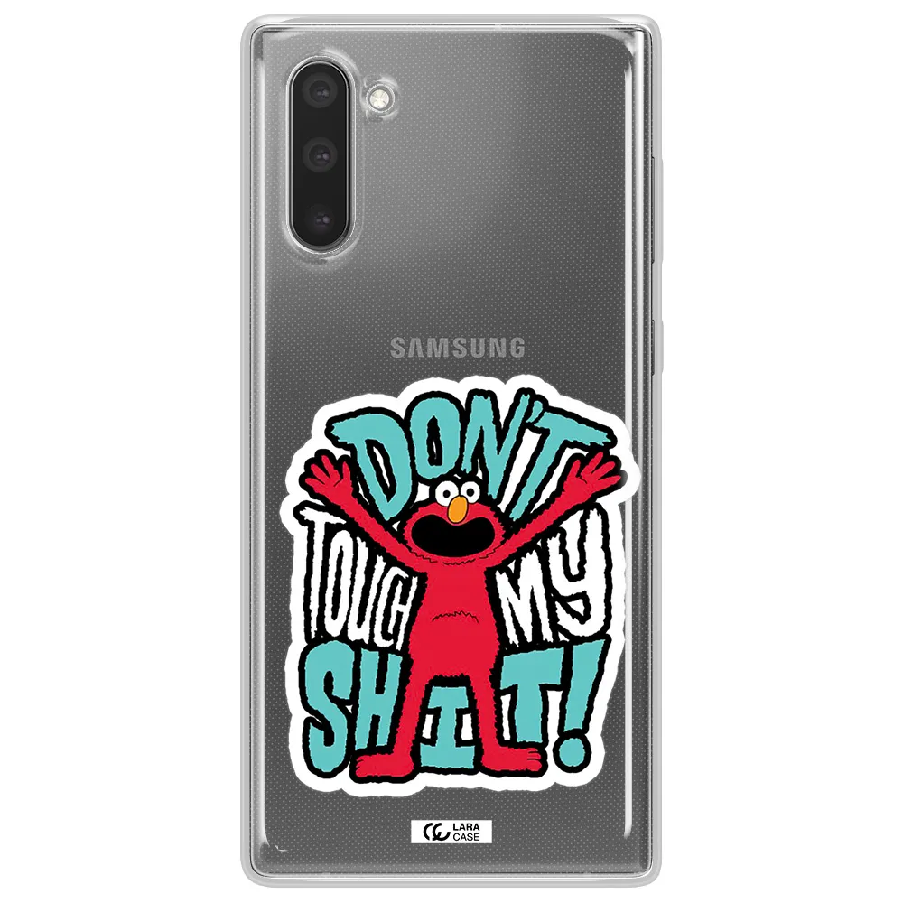 A Cartoon Character With Arms Up Samsung Note 10 Clear Tpu Case
