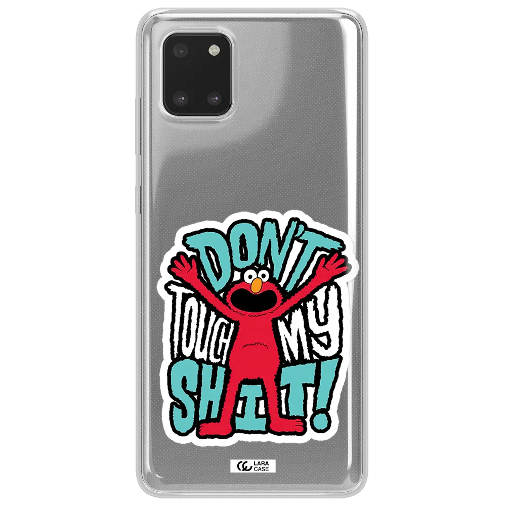 A Cartoon Character With Arms Up Samsung Note 10 Lite Clear Tpu Case