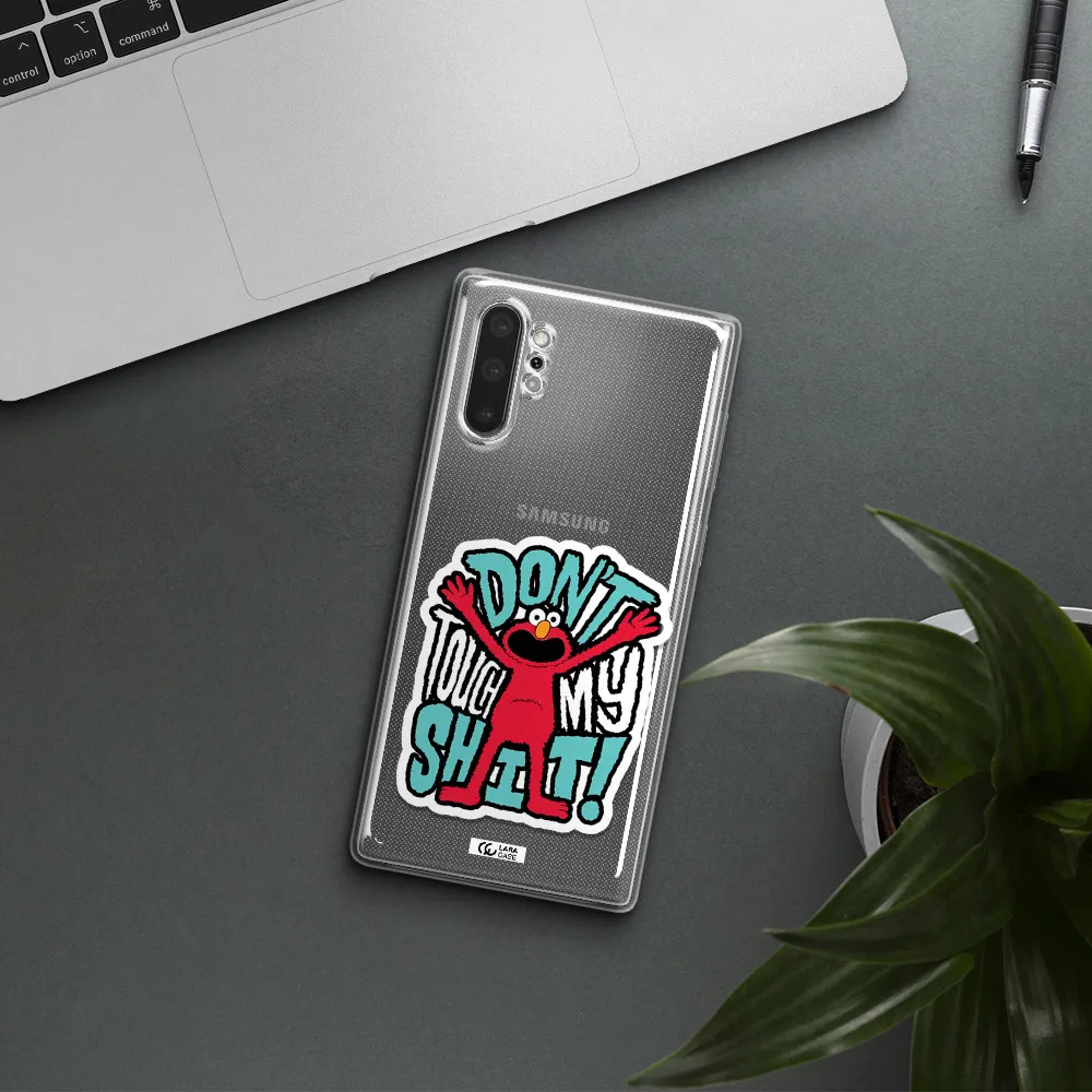 A Cartoon Character With Arms Up Samsung Note 10 Plus Clear Tpu Case