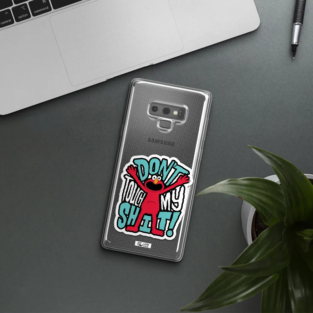 A Cartoon Character With Arms Up Samsung Note 9 Clear Tpu Case