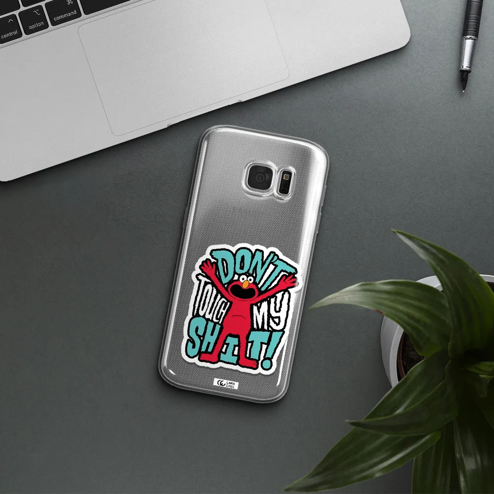 A Cartoon Character With Arms Up Samsung S 7 Clear Tpu Case