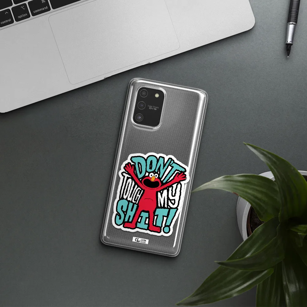 A Cartoon Character With Arms Up Samsung S10 Lite Clear Tpu Case