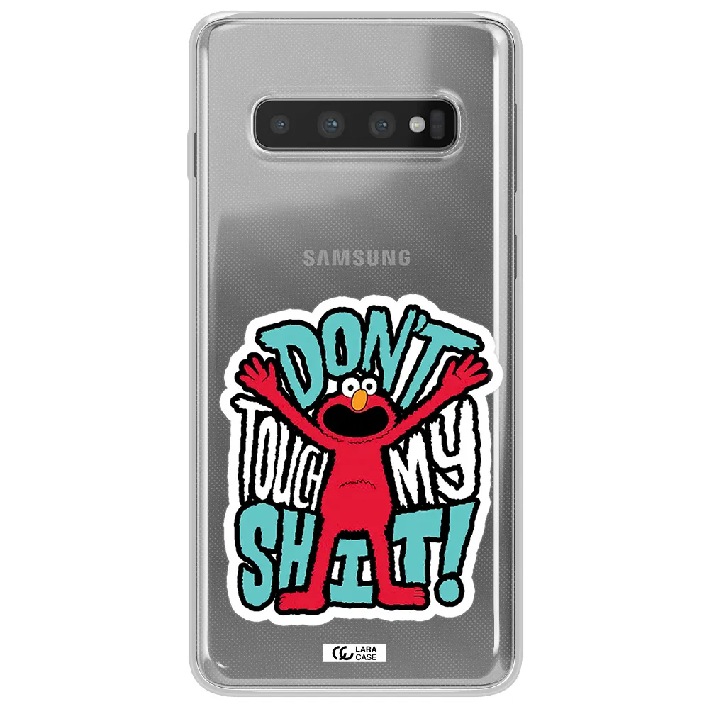 A Cartoon Character With Arms Up Samsung S10 Plus Clear Tpu Case