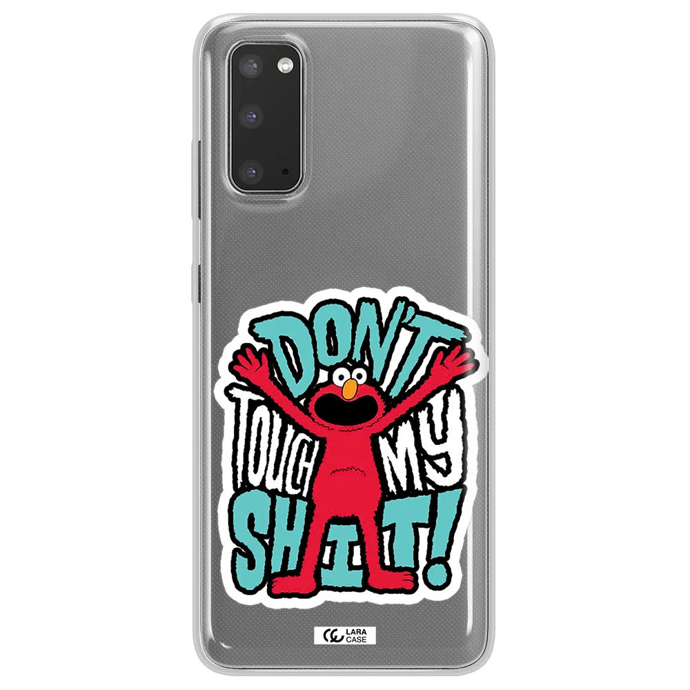 A Cartoon Character With Arms Up Samsung S20 Clear Tpu Case