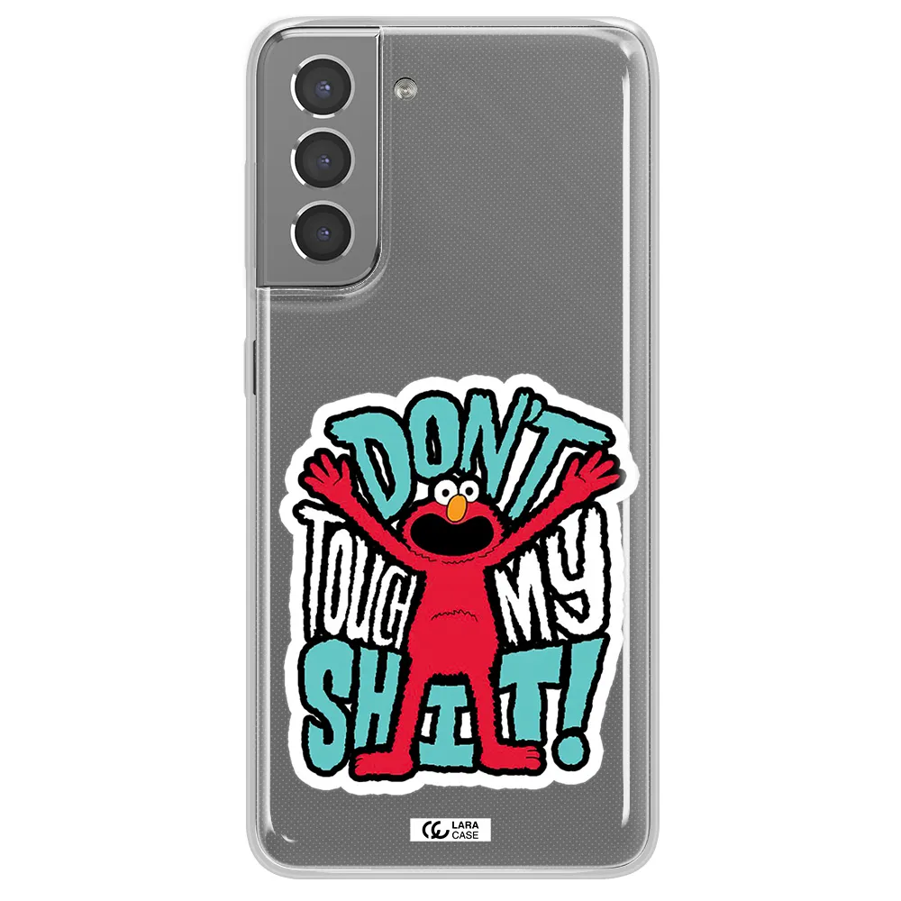 A Cartoon Character With Arms Up Samsung S21 Clear Tpu Case