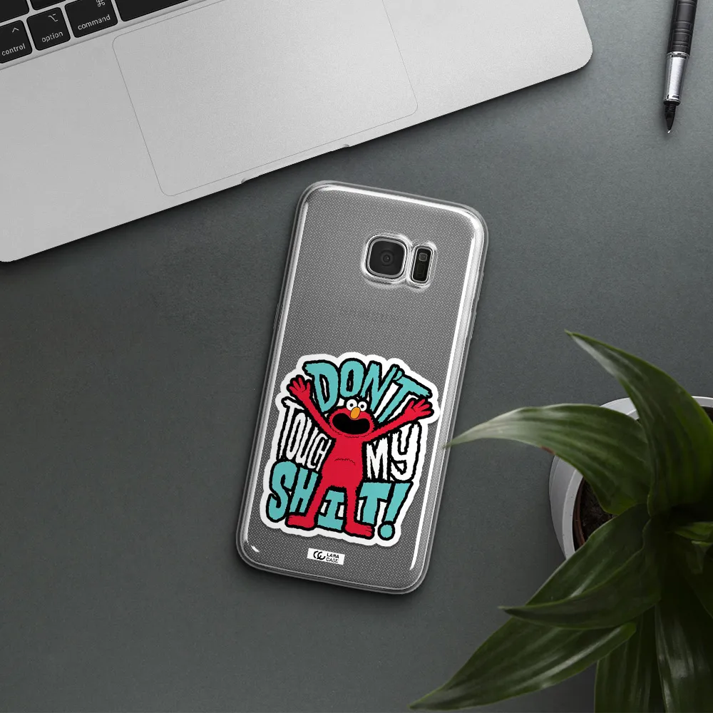 A Cartoon Character With Arms Up Samsung S7 Edge Clear Tpu Case