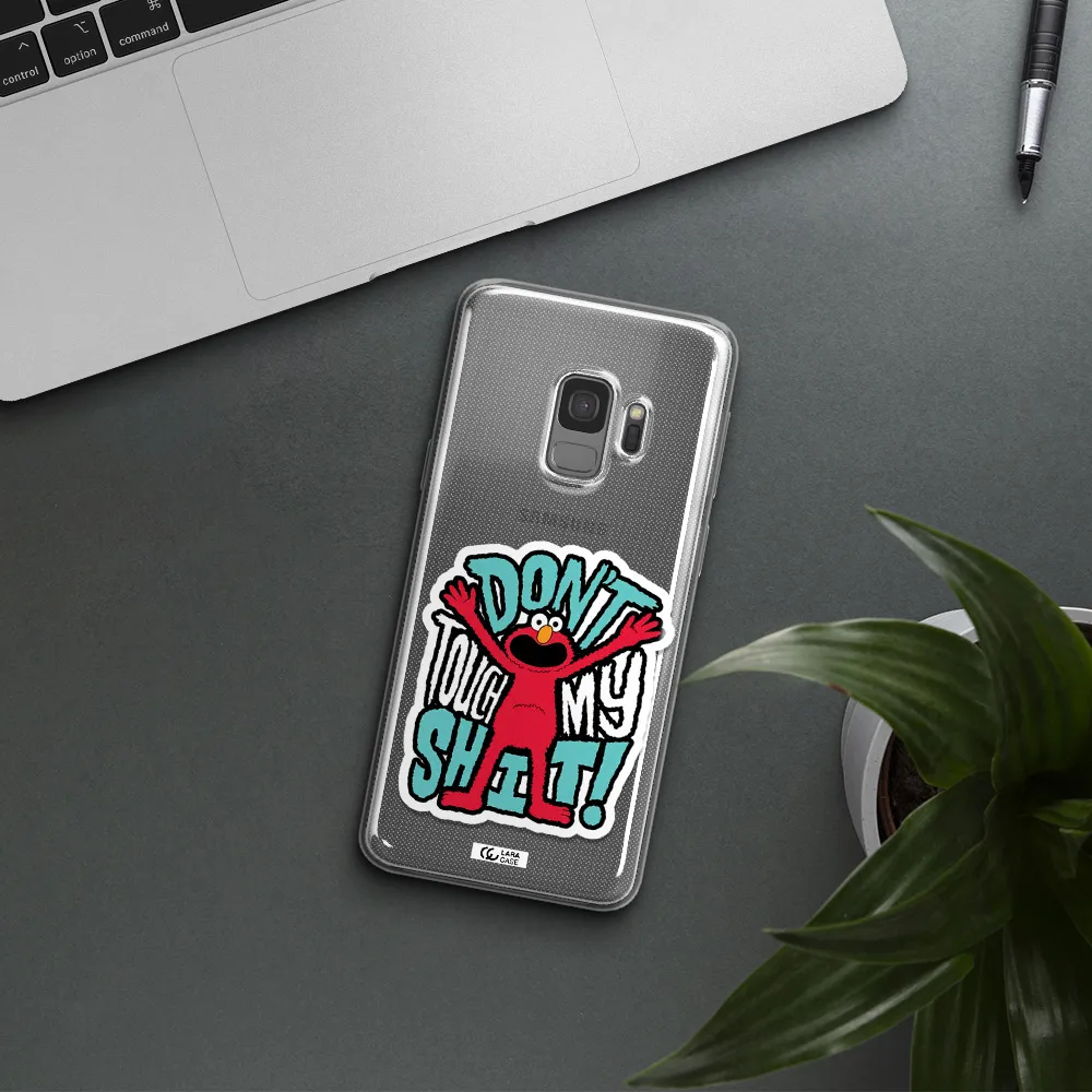 A Cartoon Character With Arms Up Samsung S9 Clear Tpu Case